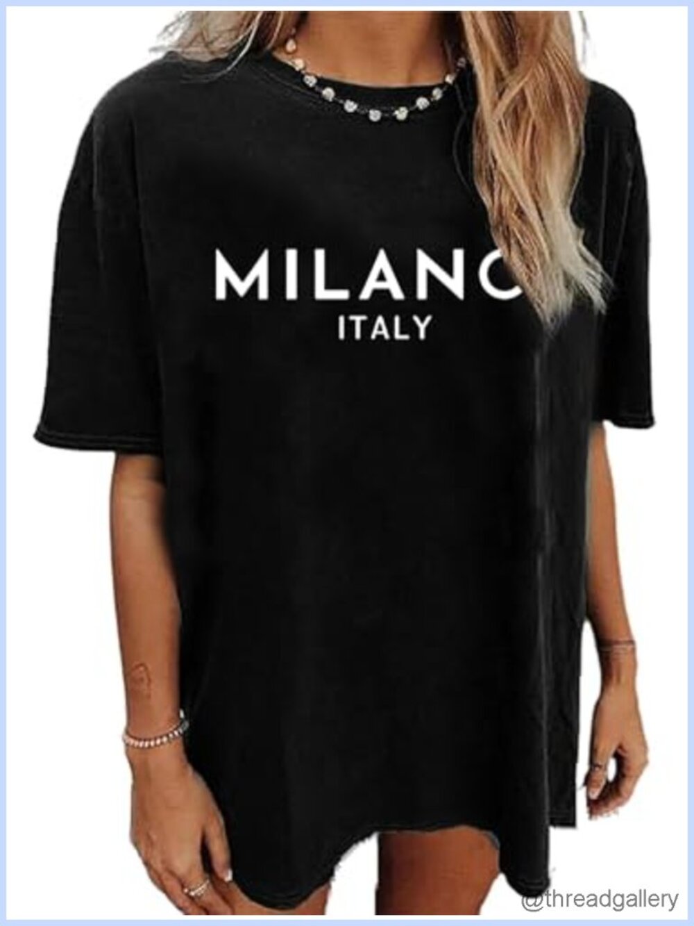 Oversized Graphic T-Shirt Crewneck Short Sleeve Casual Summer Tee